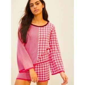 anthropologie dolan pink lounge set